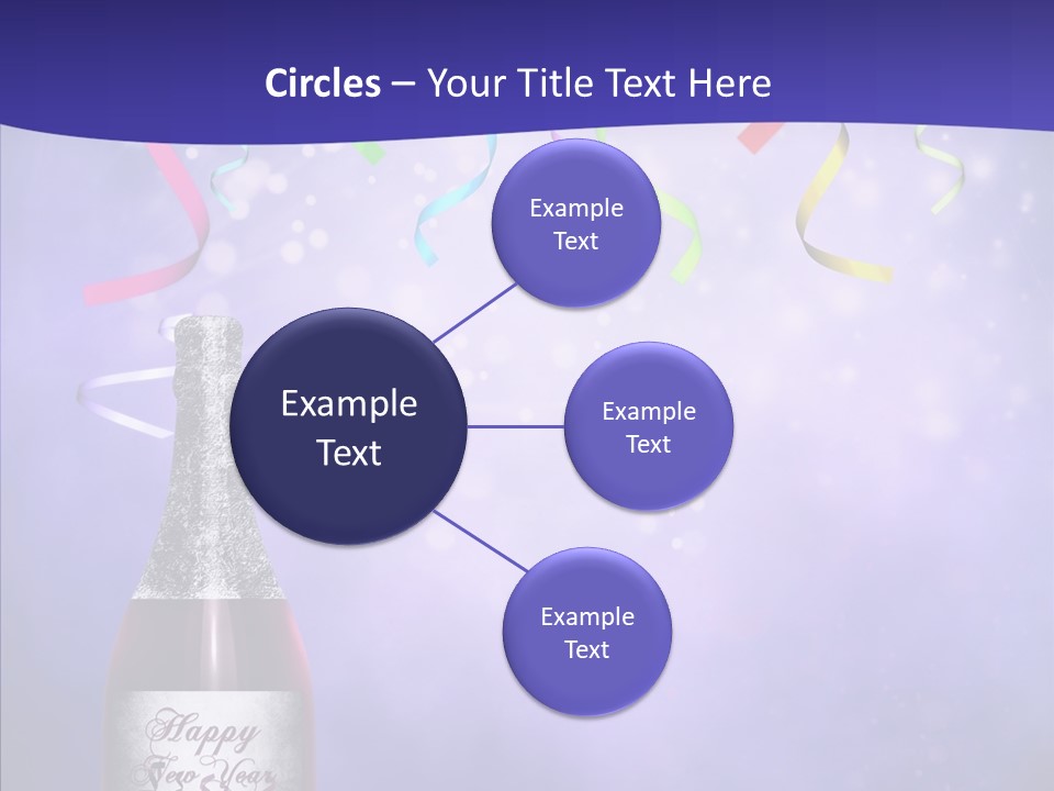 Fantasy Niebieski Wst PowerPoint Template