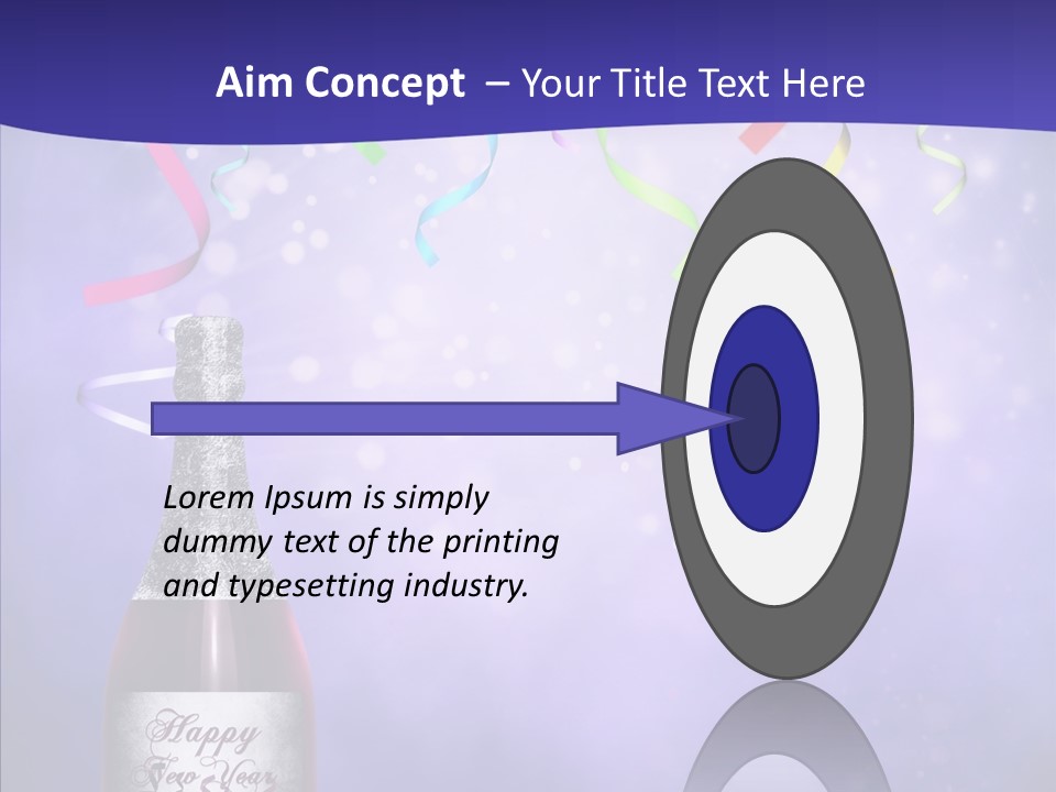 Fantasy Niebieski Wst PowerPoint Template