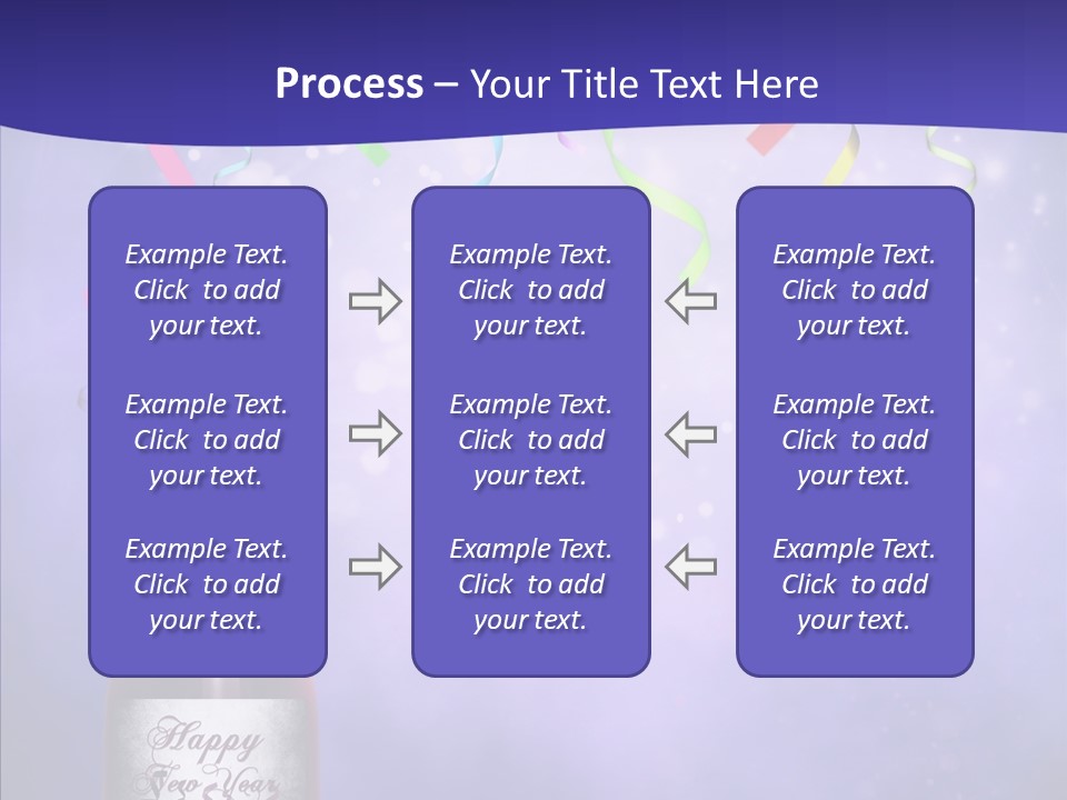 Fantasy Niebieski Wst PowerPoint Template
