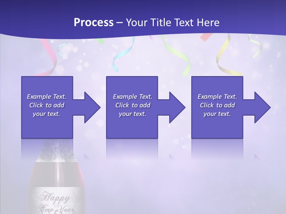 Fantasy Niebieski Wst PowerPoint Template
