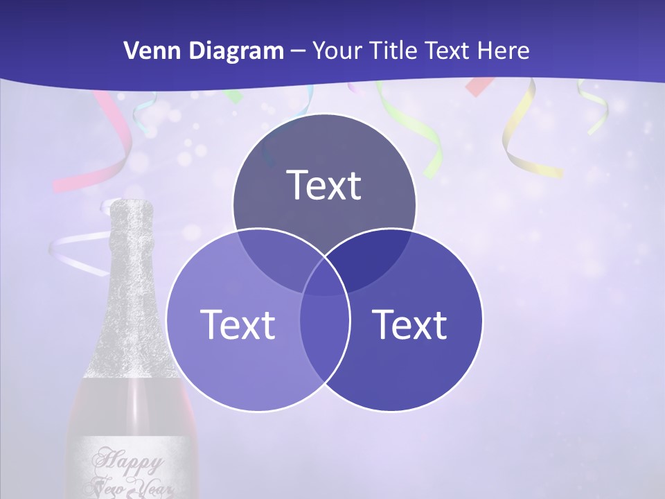 Fantasy Niebieski Wst PowerPoint Template