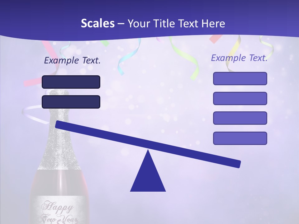 Fantasy Niebieski Wst PowerPoint Template