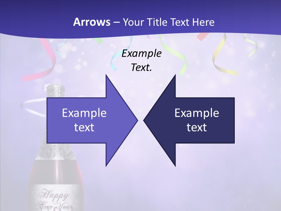 Fantasy Niebieski Wst PowerPoint Template