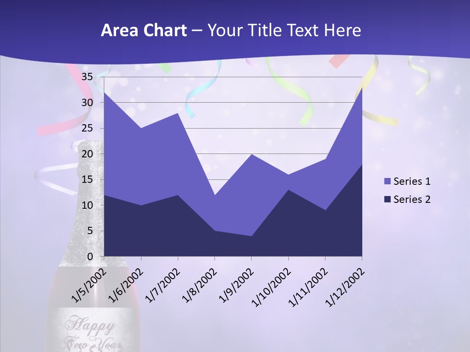 Fantasy Niebieski Wst PowerPoint Template