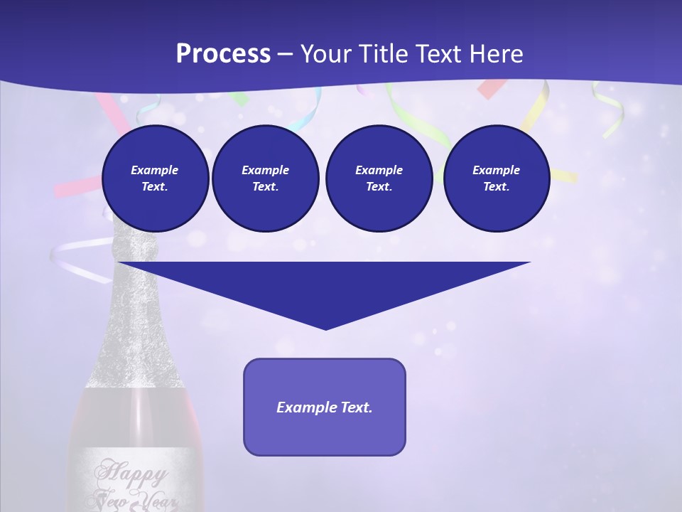 Fantasy Niebieski Wst PowerPoint Template