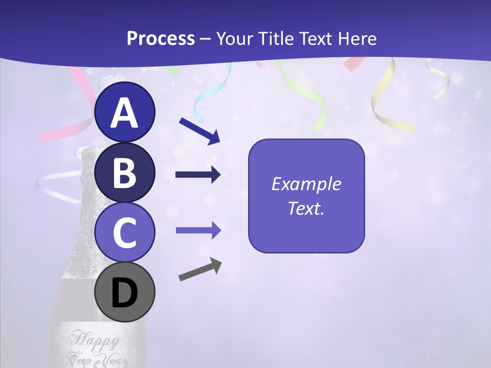 Fantasy Niebieski Wst PowerPoint Template