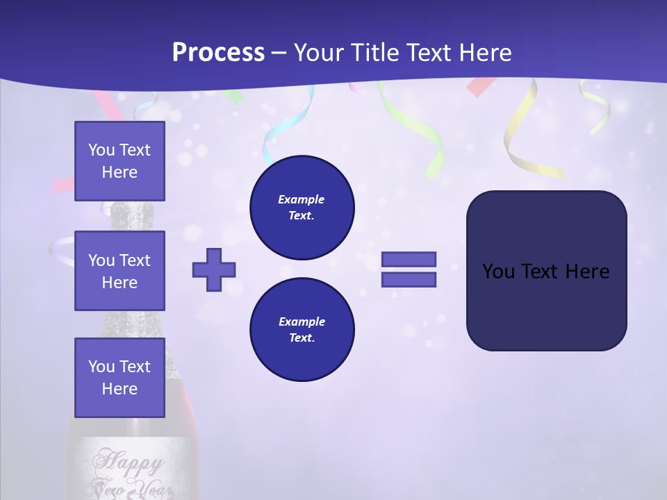 Fantasy Niebieski Wst PowerPoint Template