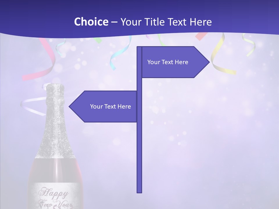 Fantasy Niebieski Wst PowerPoint Template