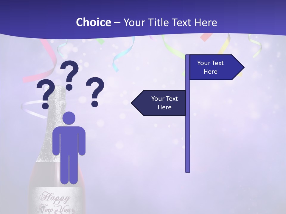 Fantasy Niebieski Wst PowerPoint Template
