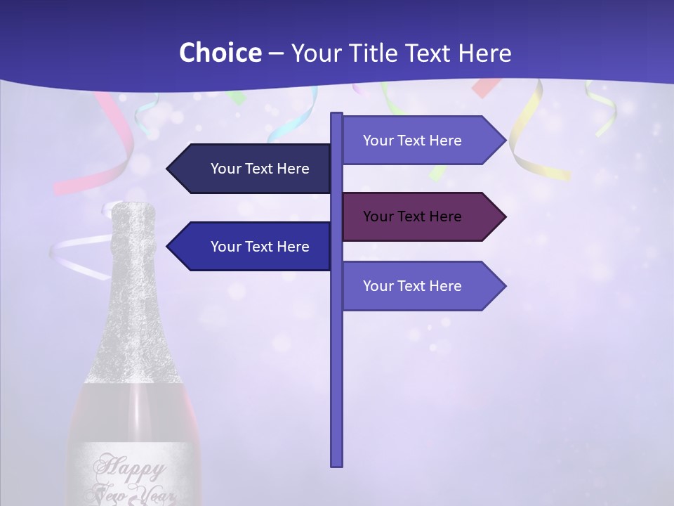 Fantasy Niebieski Wst PowerPoint Template