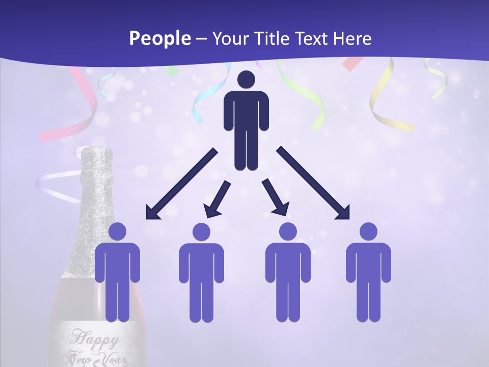 Fantasy Niebieski Wst PowerPoint Template