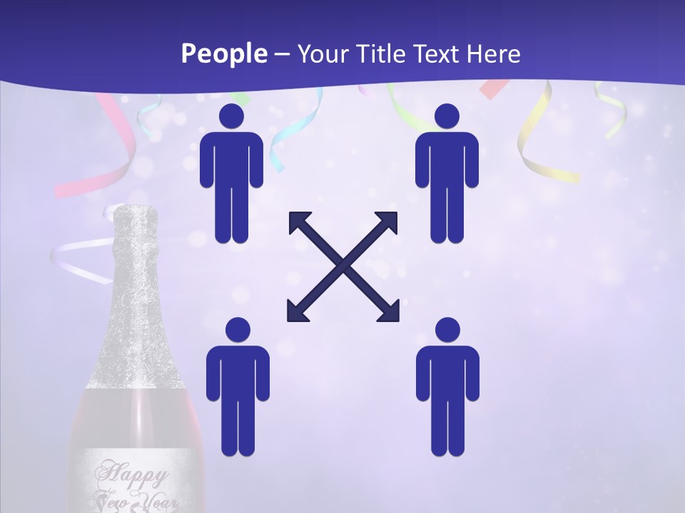 Fantasy Niebieski Wst PowerPoint Template