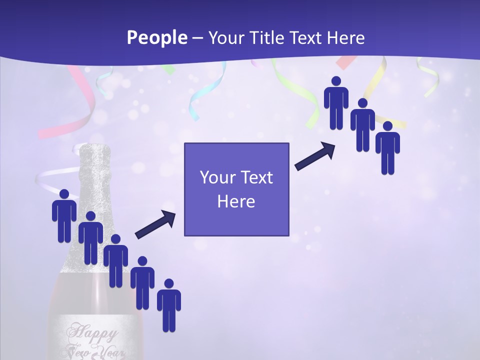 Fantasy Niebieski Wst PowerPoint Template