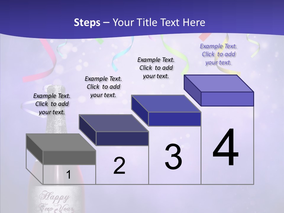 Fantasy Niebieski Wst PowerPoint Template