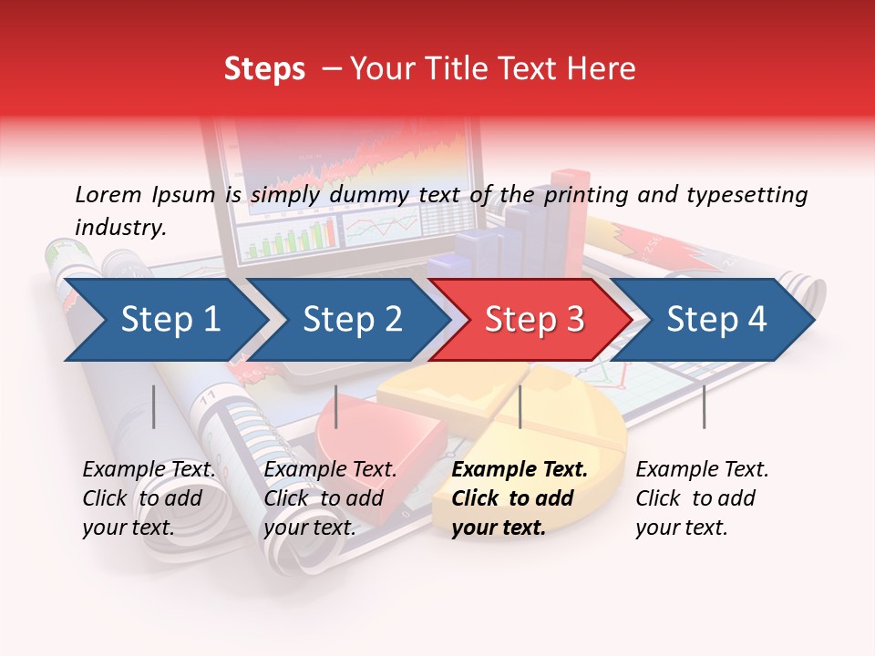 Closeup Data Office PowerPoint Template