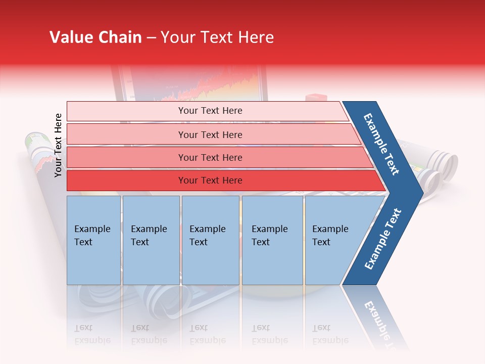 Closeup Data Office PowerPoint Template