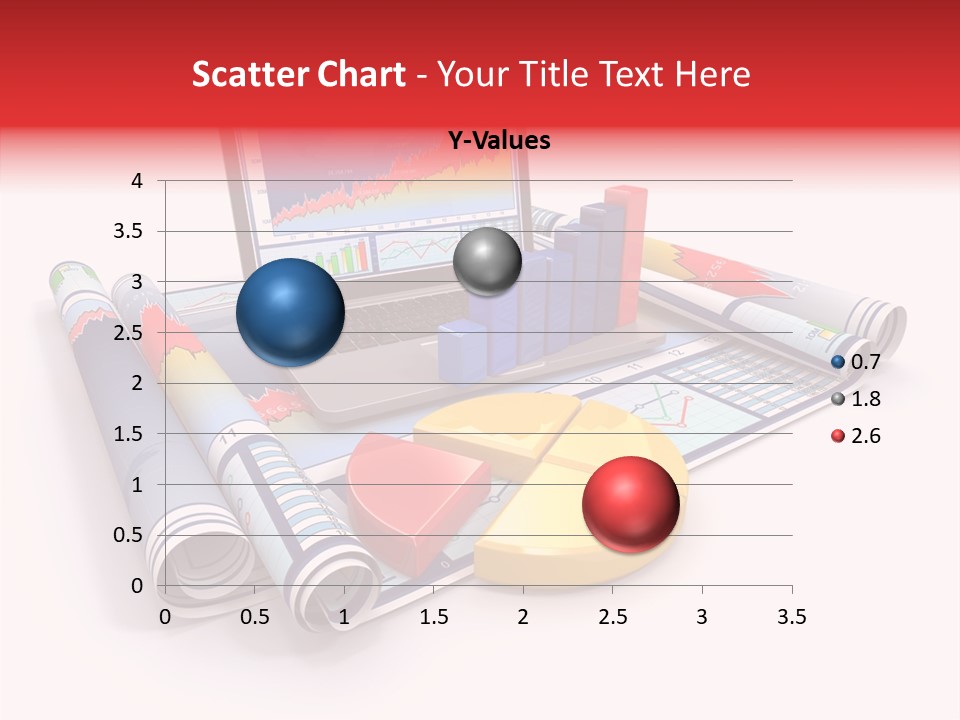 Closeup Data Office PowerPoint Template