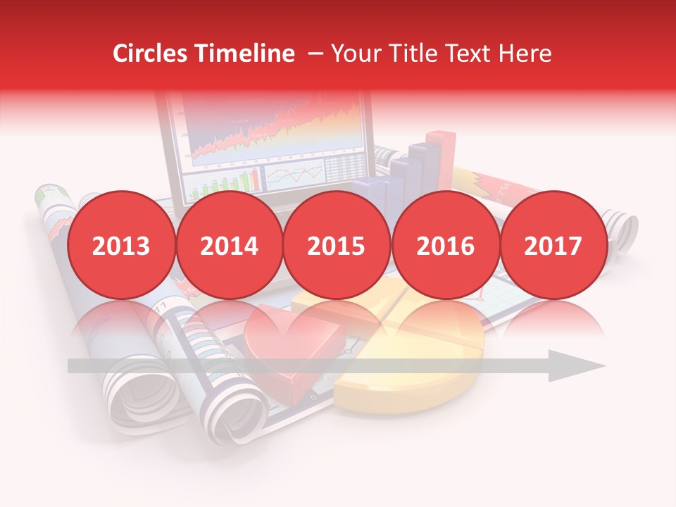 Closeup Data Office PowerPoint Template