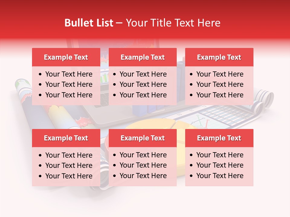 Closeup Data Office PowerPoint Template
