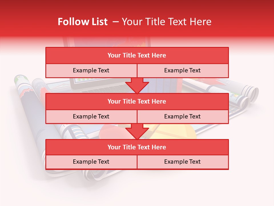 Closeup Data Office PowerPoint Template
