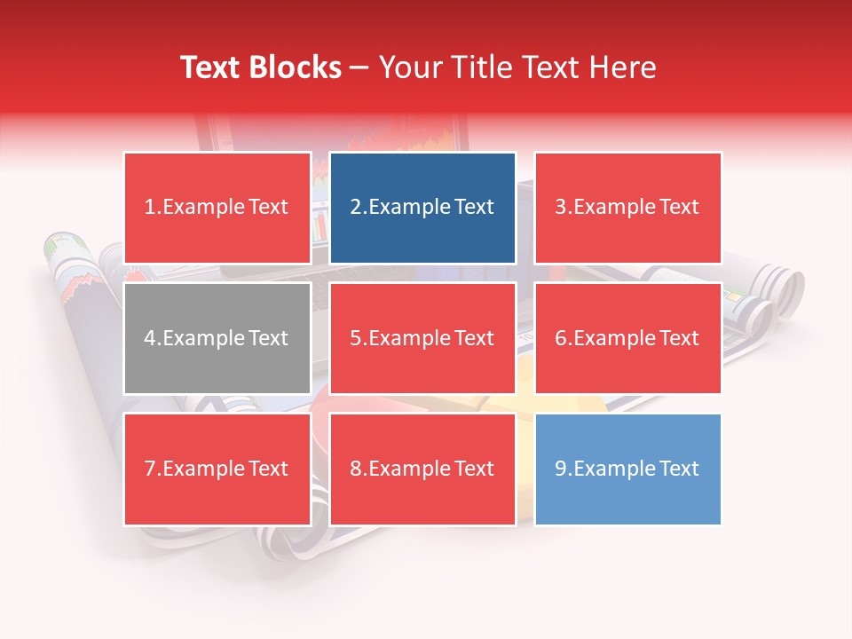 Closeup Data Office PowerPoint Template
