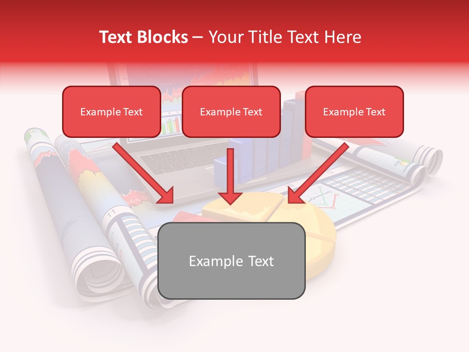Closeup Data Office PowerPoint Template