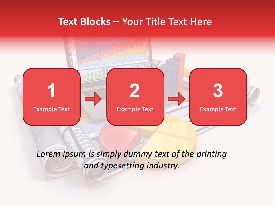 Closeup Data Office PowerPoint Template