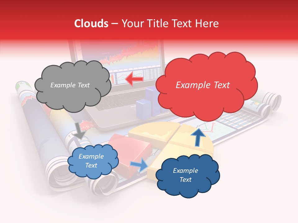 Closeup Data Office PowerPoint Template