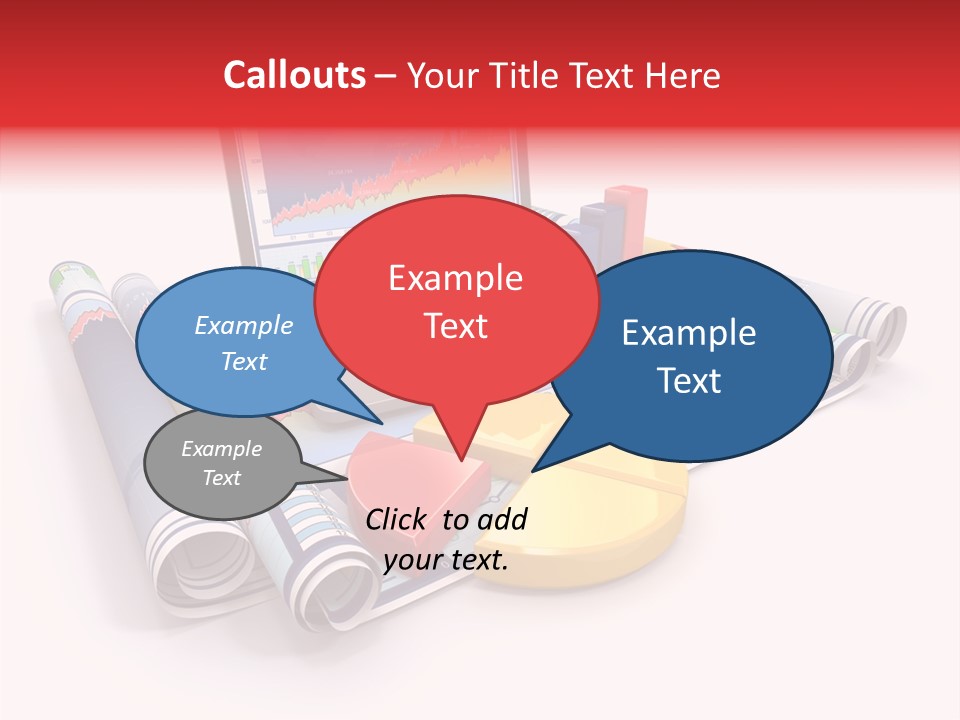 Closeup Data Office PowerPoint Template