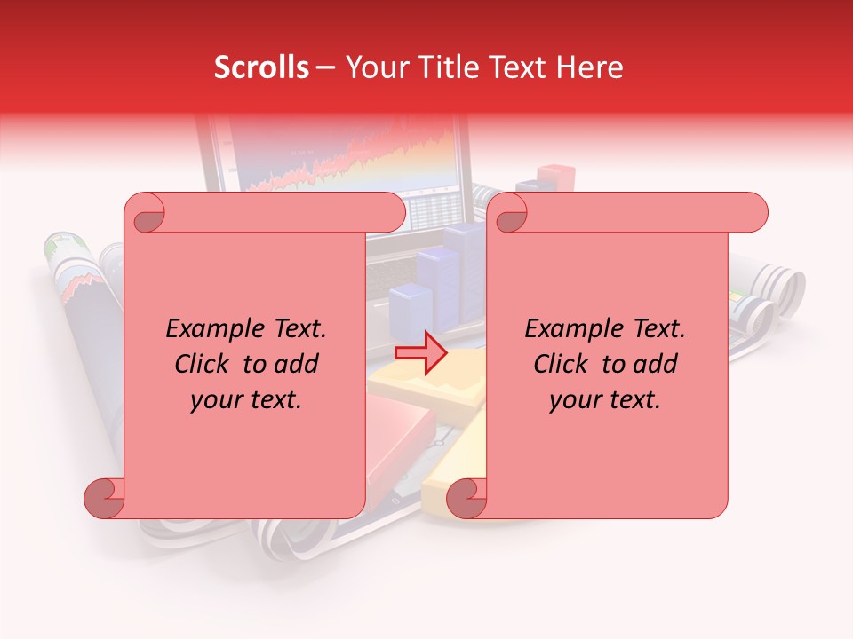 Closeup Data Office PowerPoint Template