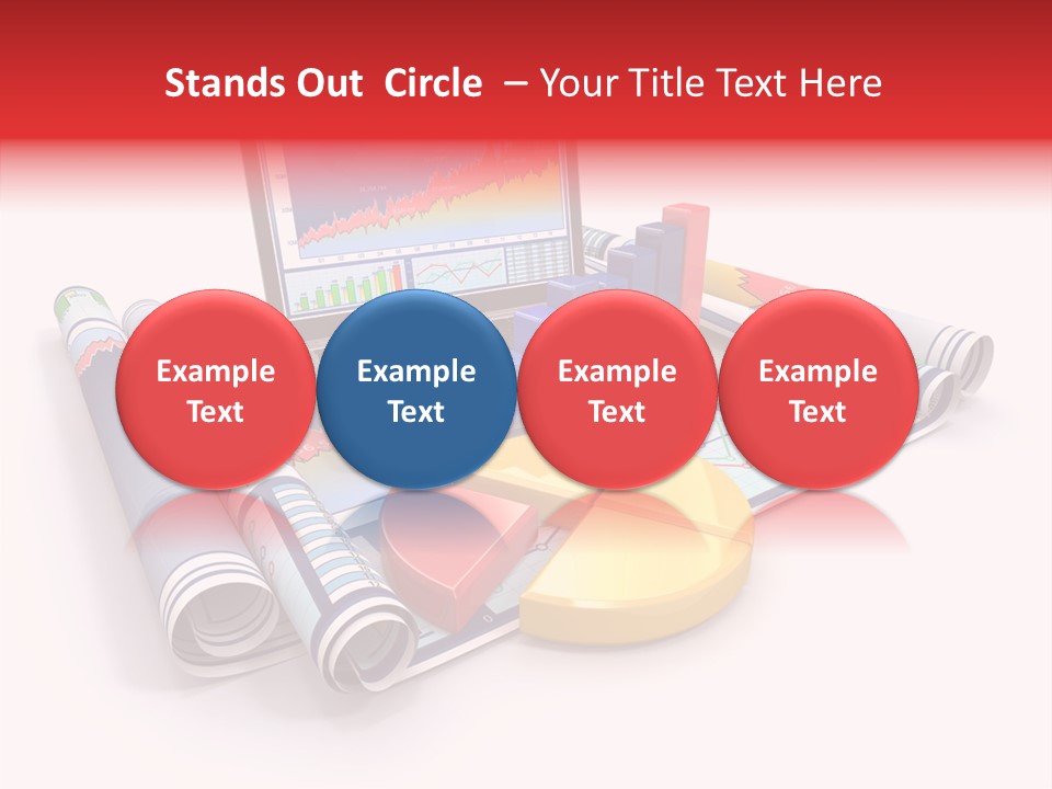 Closeup Data Office PowerPoint Template