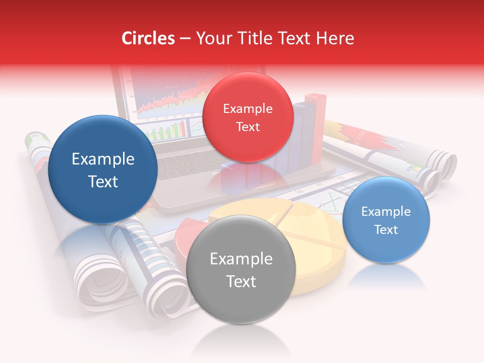 Closeup Data Office PowerPoint Template