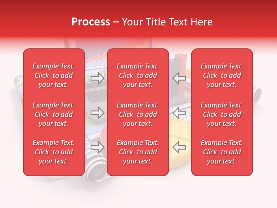 Closeup Data Office PowerPoint Template