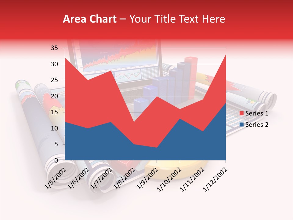 Closeup Data Office PowerPoint Template