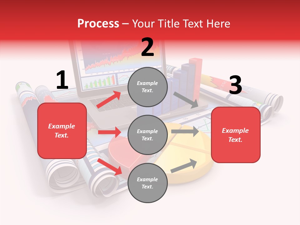 Closeup Data Office PowerPoint Template