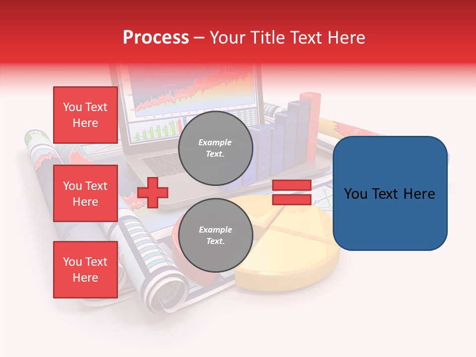 Closeup Data Office PowerPoint Template