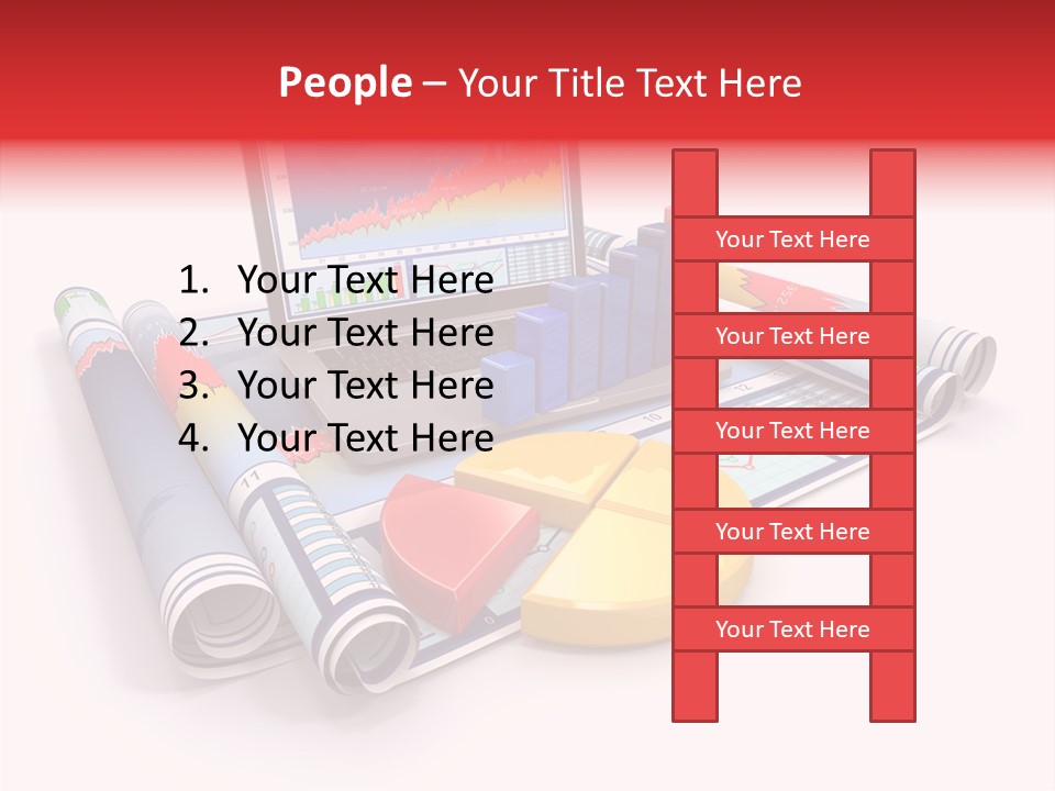 Closeup Data Office PowerPoint Template