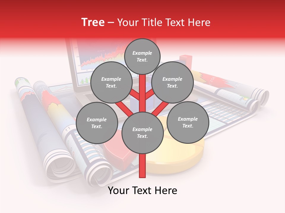 Closeup Data Office PowerPoint Template