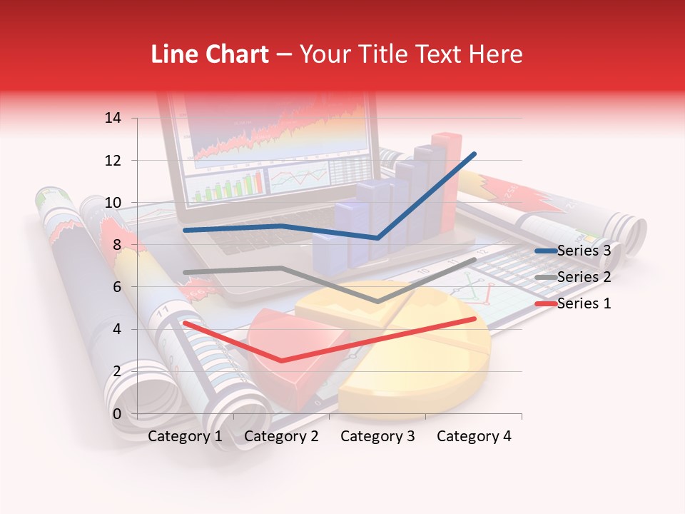 Closeup Data Office PowerPoint Template