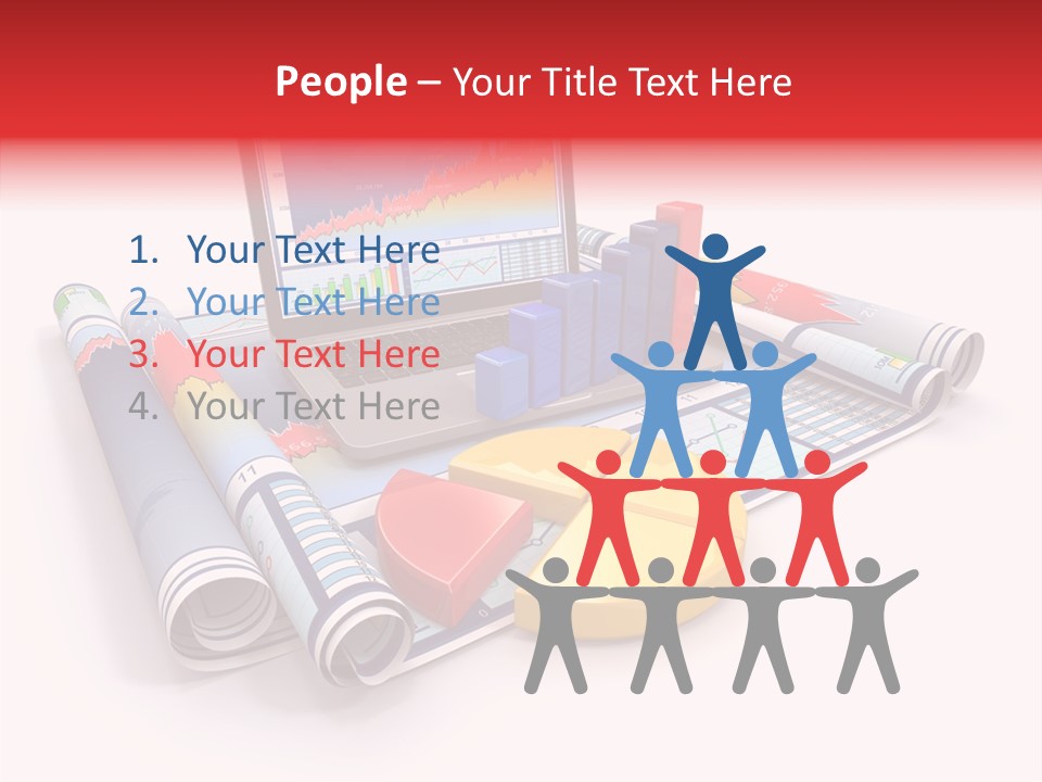 Closeup Data Office PowerPoint Template