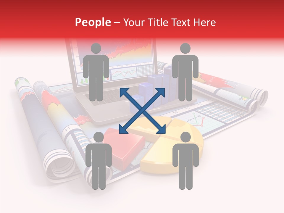 Closeup Data Office PowerPoint Template