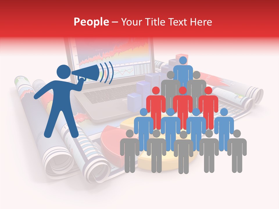 Closeup Data Office PowerPoint Template