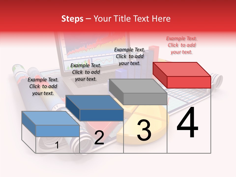 Closeup Data Office PowerPoint Template