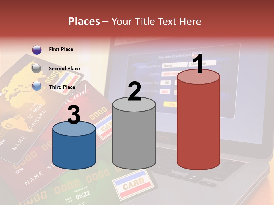 Financial Computer Commercial PowerPoint Template