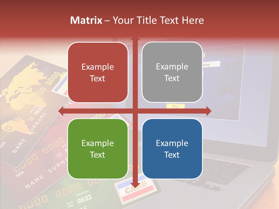 Financial Computer Commercial PowerPoint Template