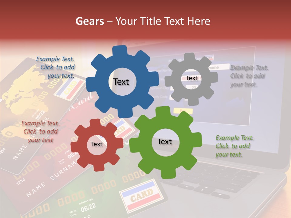 Financial Computer Commercial PowerPoint Template