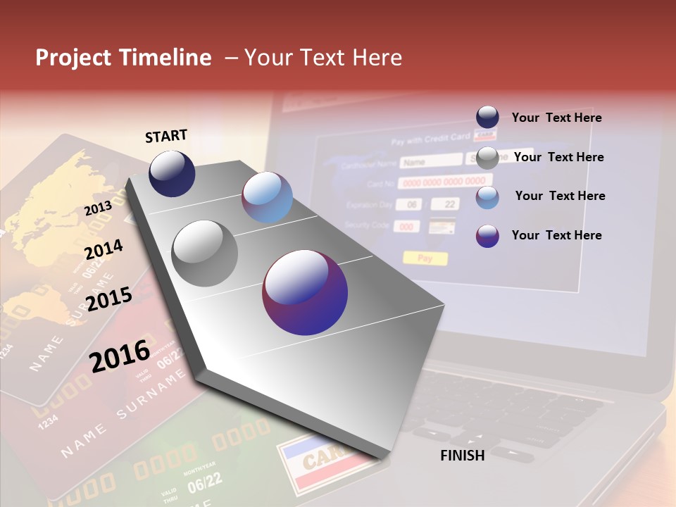Financial Computer Commercial PowerPoint Template