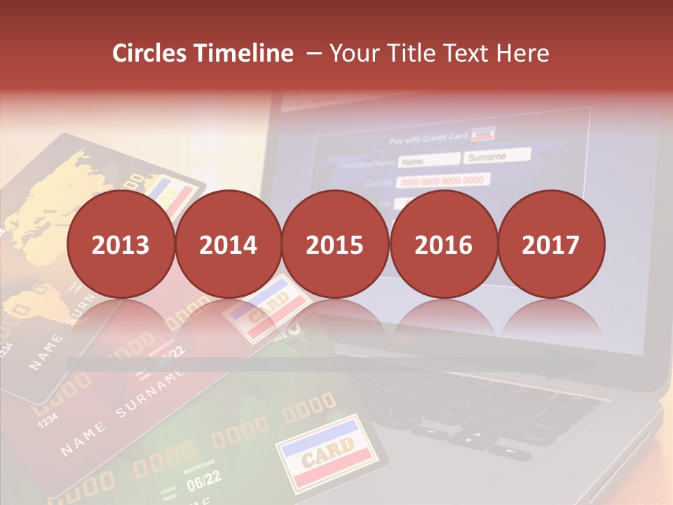 Financial Computer Commercial PowerPoint Template