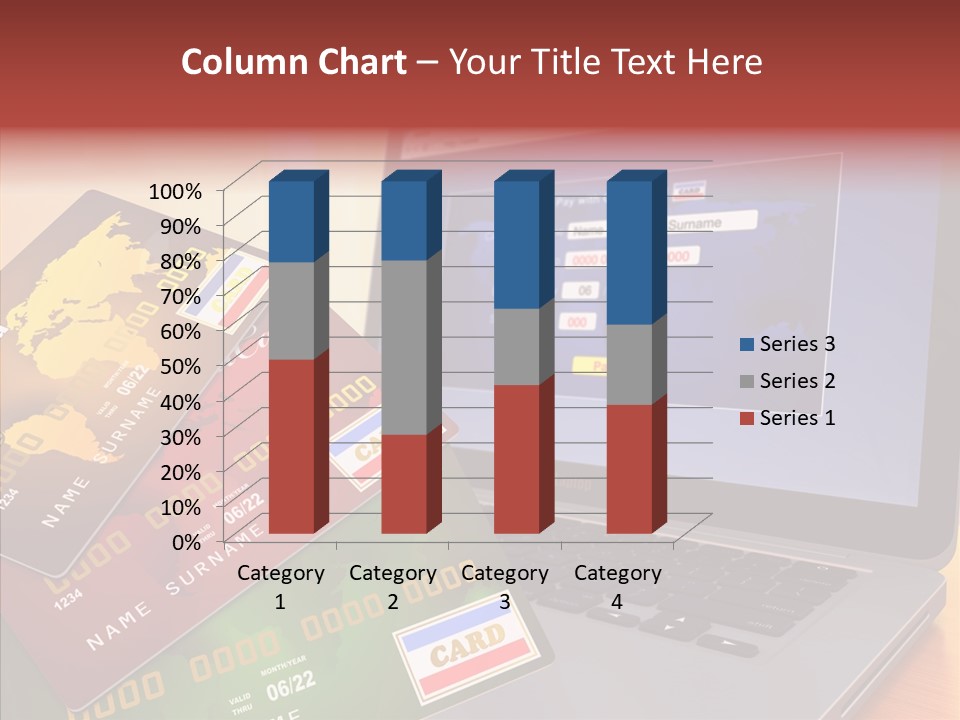 Financial Computer Commercial PowerPoint Template