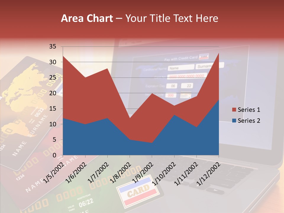 Financial Computer Commercial PowerPoint Template